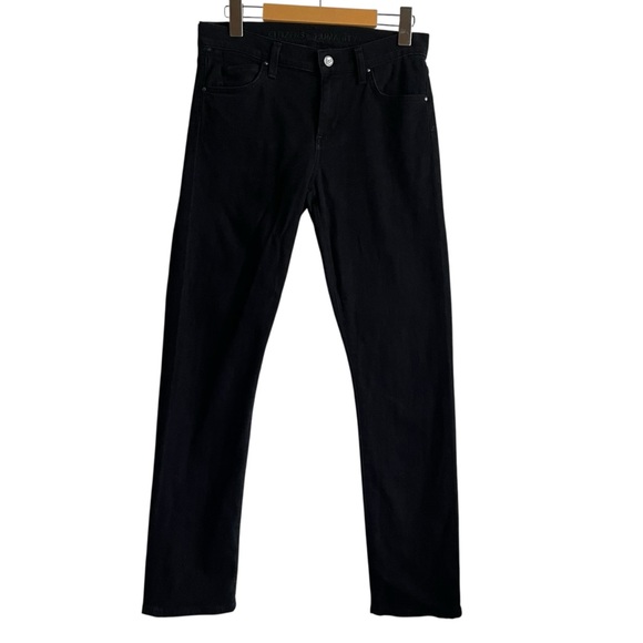 Citizens of Humanity Carlton Ankle Straight Freefall Black Denim Size 26 - Picture 2 of 11